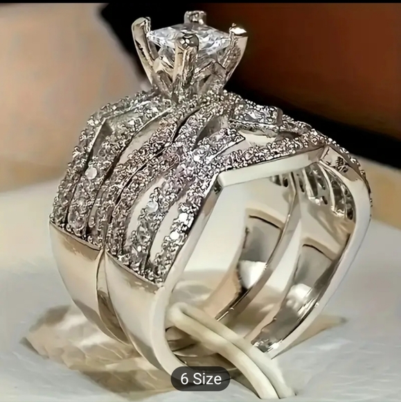 Engagement ring Stainless Steel size 8 - Picture 2 of 6